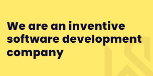 We’re an innovative software development company flating image